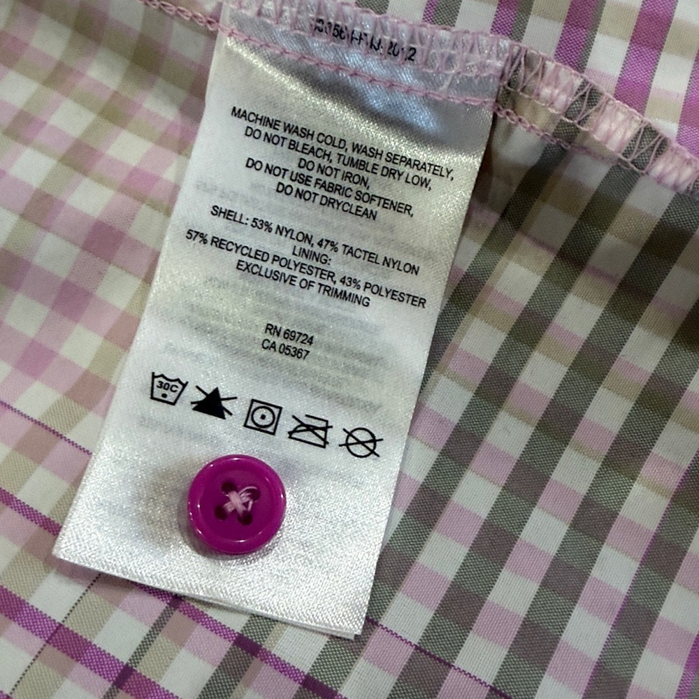 Columbia Pink and White Plaid Button Down Shirt - Picture 5 of 11